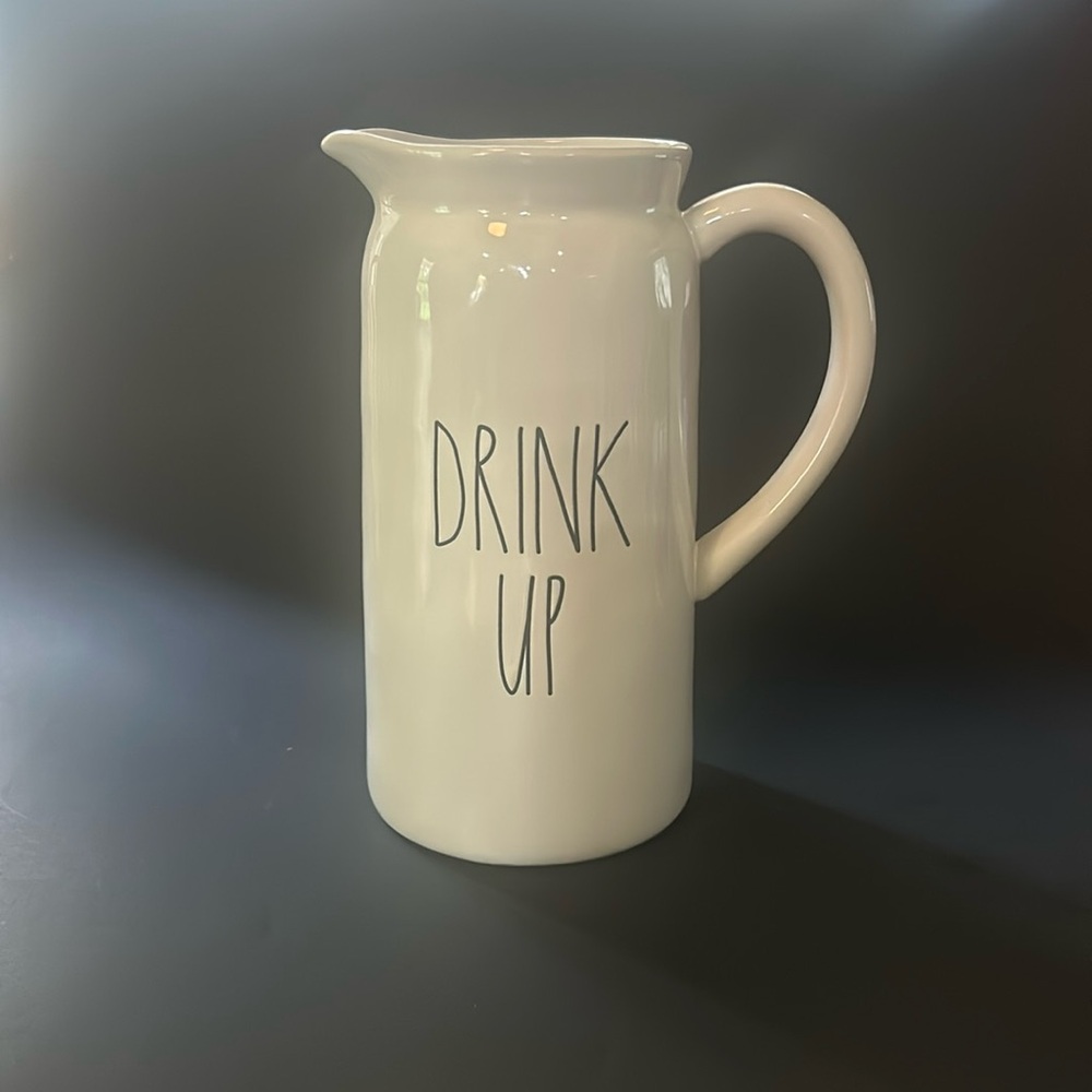 New Rae Dunn Drink Up Pitcher